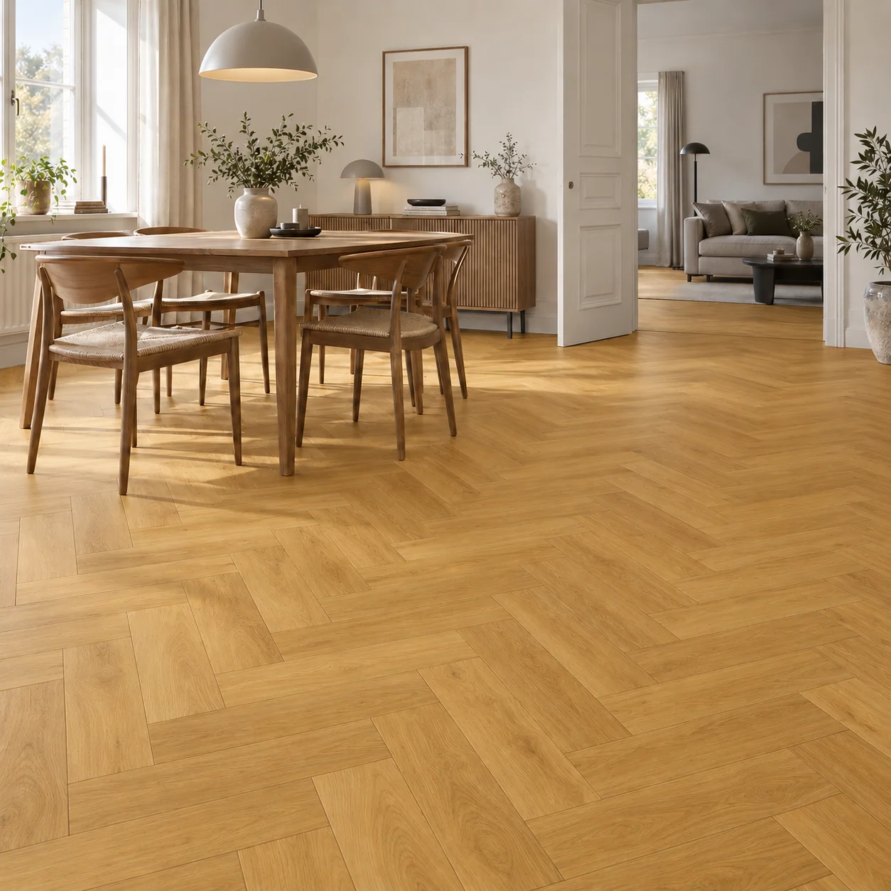 Visgraat klikvinyl